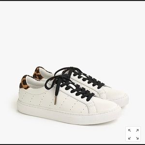 Saturday sneakers with leopard calf hair.